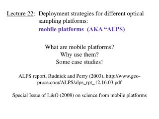 What are mobile platforms? Why use them? Some case studies!
