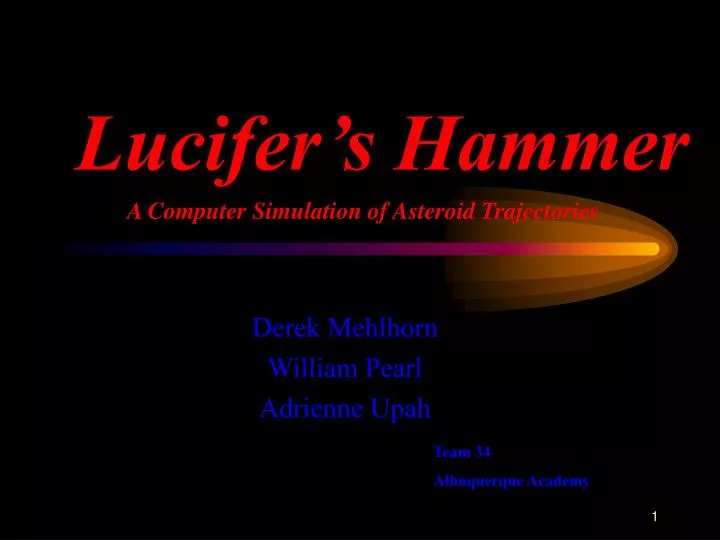 lucifer s hammer