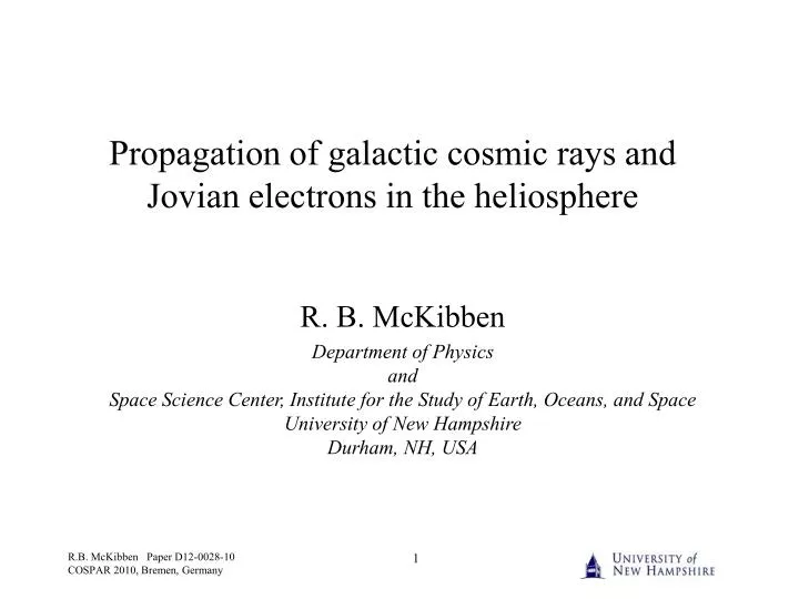 propagation of galactic cosmic rays and jovian electrons in the heliosphere