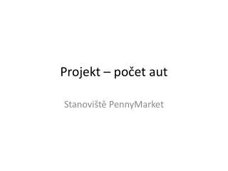 projekt po et aut