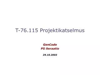 t 76 115 projektikatselmus