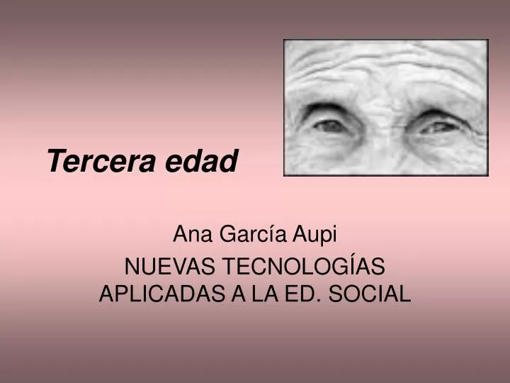 tercera edad