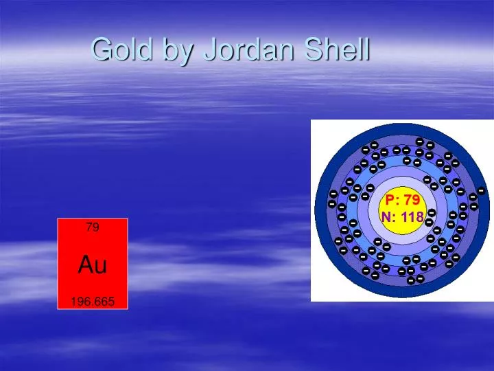 gold by jordan shell