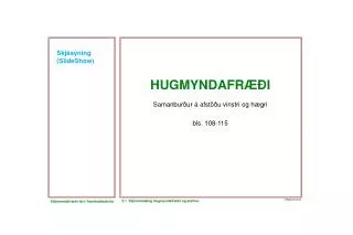 hugmyndafr i