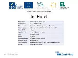im hotel