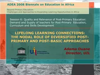 ADEA 2008 Biennale on Education in Africa Beyond Primary Education: