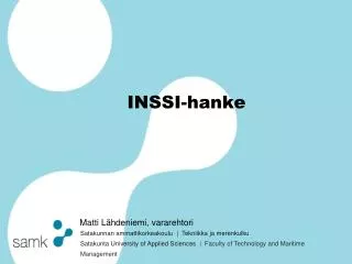 inssi hanke