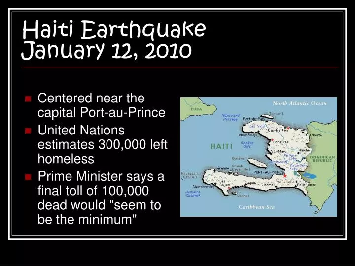 haiti earthquake january 12 2010