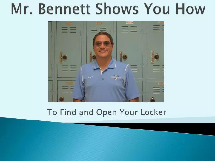 mr bennett shows you how