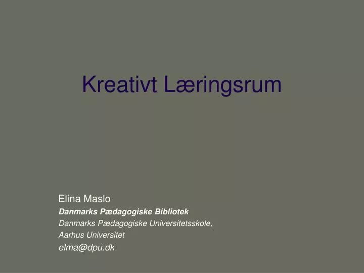 kreativt l ringsrum