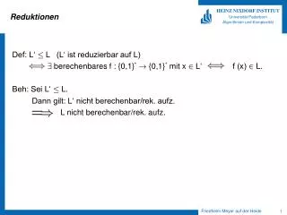 reduktionen