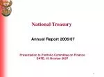 National Treasury - slide 1