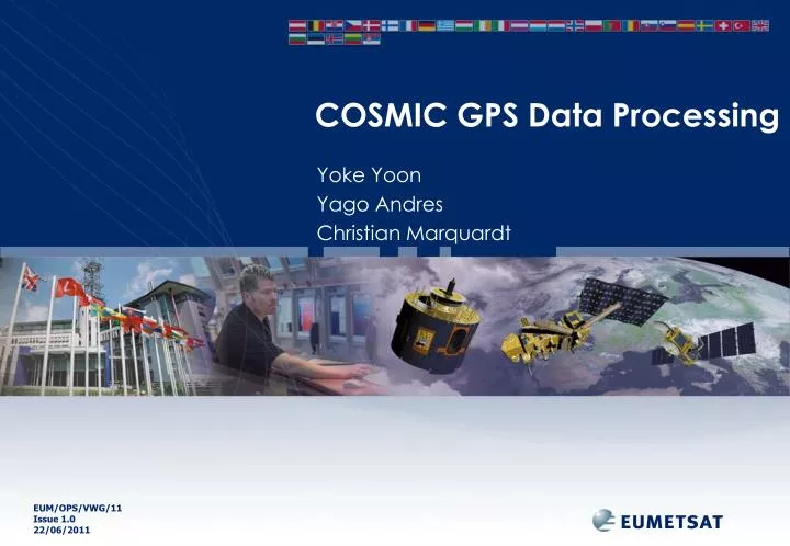 cosmic gps data processing