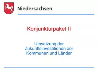 konjunkturpaket ii