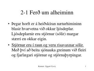 2 1 fer um alheiminn