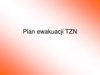 plan ewakuacji tzn