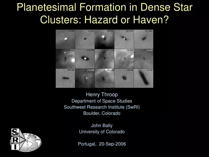 planetesimal formation in dense star clusters hazard or haven