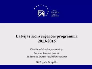 latvijas konver ences programma 2013 2016