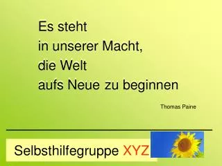 selbsthilfegruppe xyz
