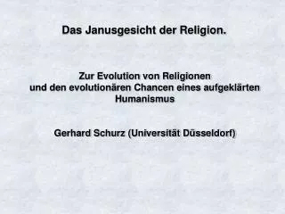das janusgesicht der religion