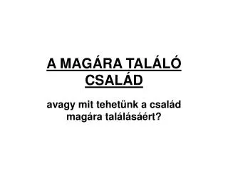 a mag ra tal l csal d