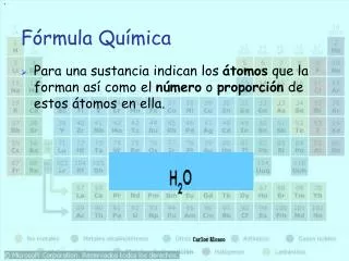 f rmula qu mica