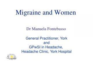 Migraine and Women