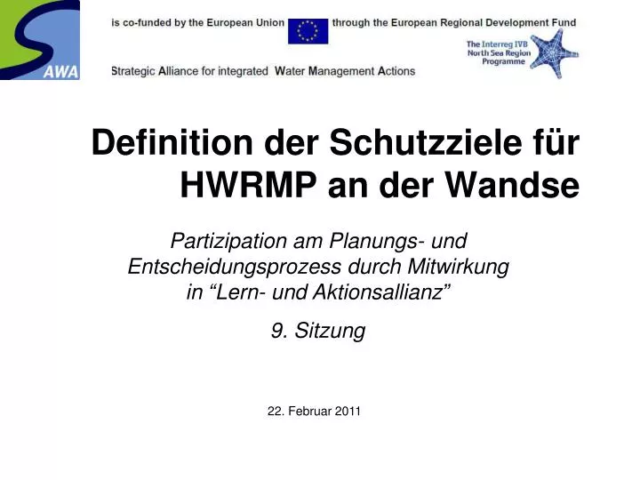 definition der schutzziele f r hwrmp an der wandse