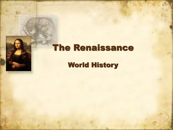 the renaissance world history