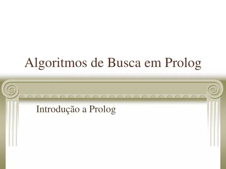 algoritmos de busca em prolog