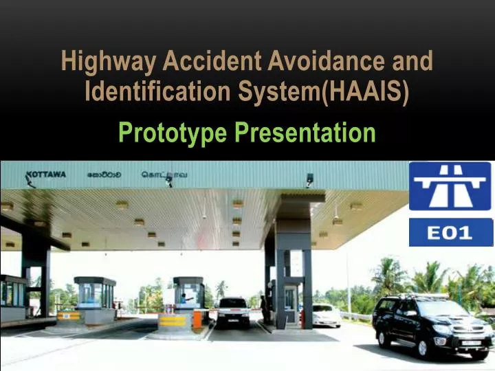 highway accident avoidance and identification system haais prototype presentation