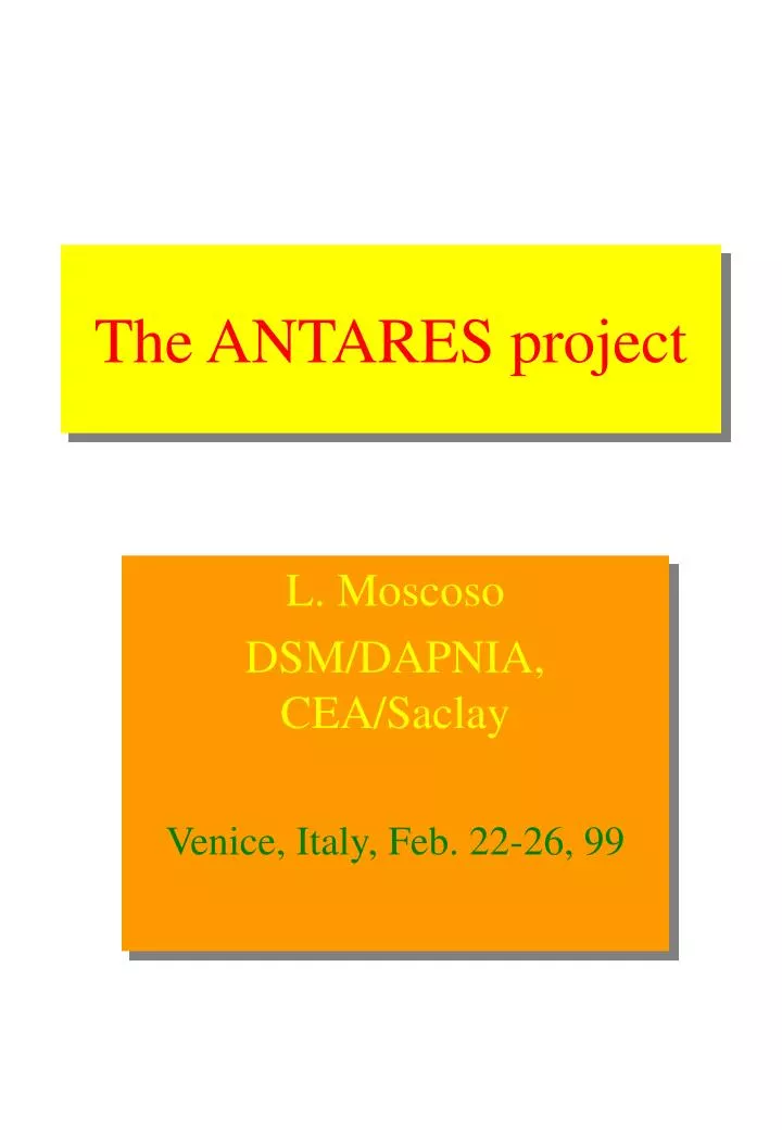 the antares project