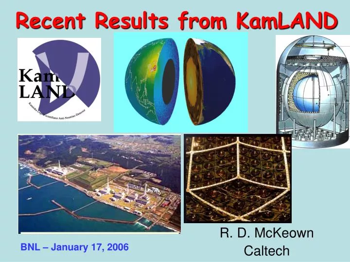recent results from kamland