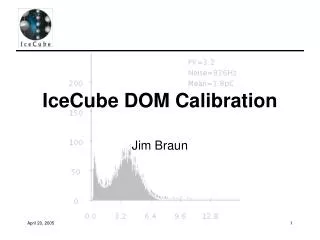 IceCube DOM Calibration