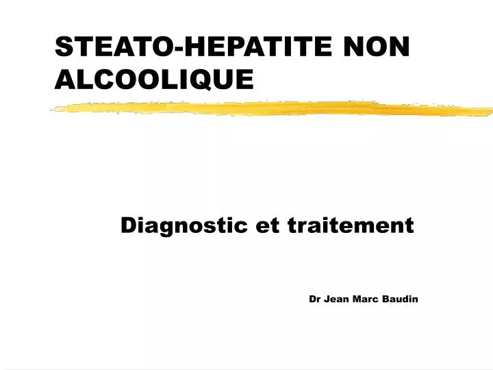steato hepatite non alcoolique