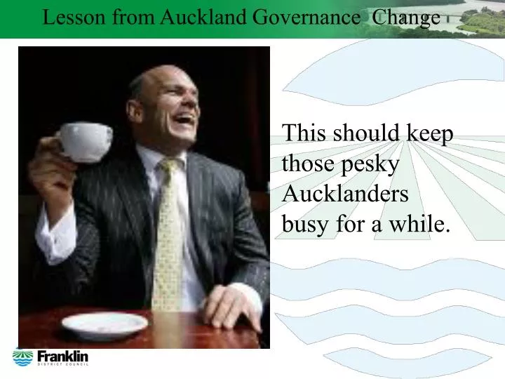 lesson from auckland governance change