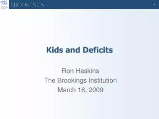 Kids and Deficits