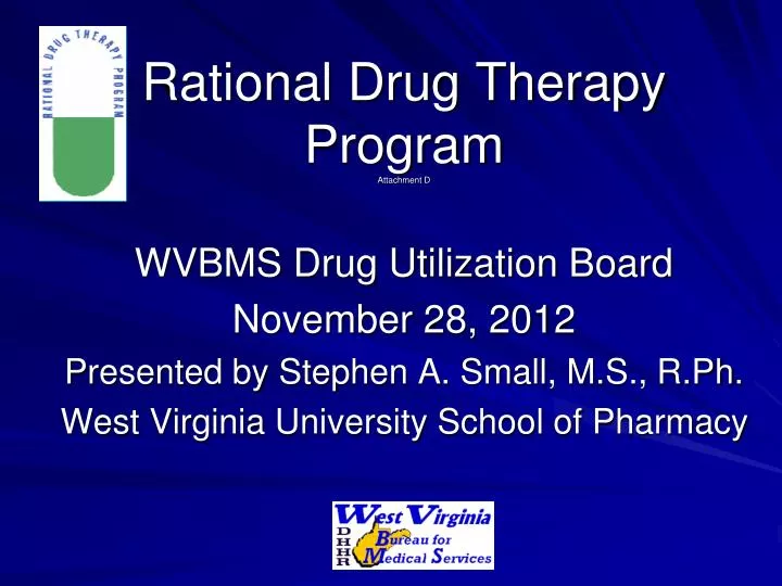 rational drug therapy program attachment d