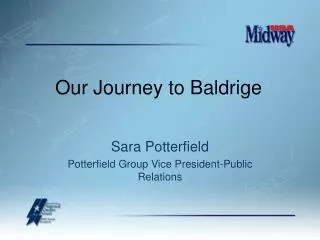 Our Journey to Baldrige