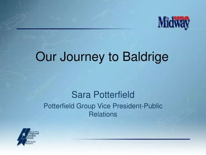 our journey to baldrige