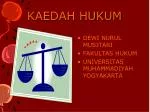 KAEDAH HUKUM - slide 1