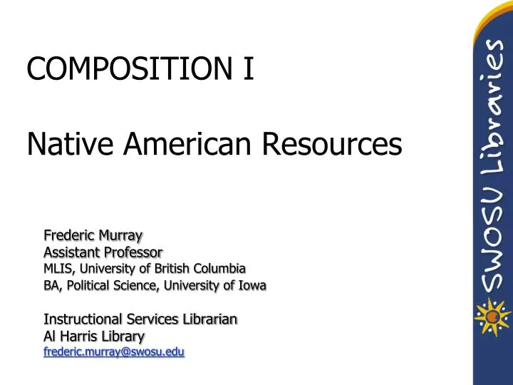 composition i native american resources