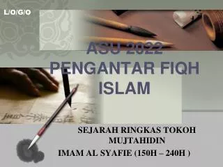 asu 2022 pengantar fiqh islam