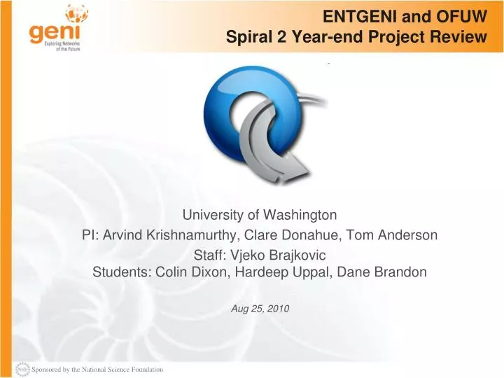 entgeni and ofuw spiral 2 year end project review
