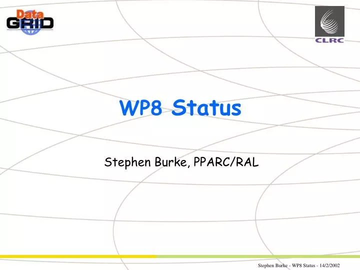wp8 status