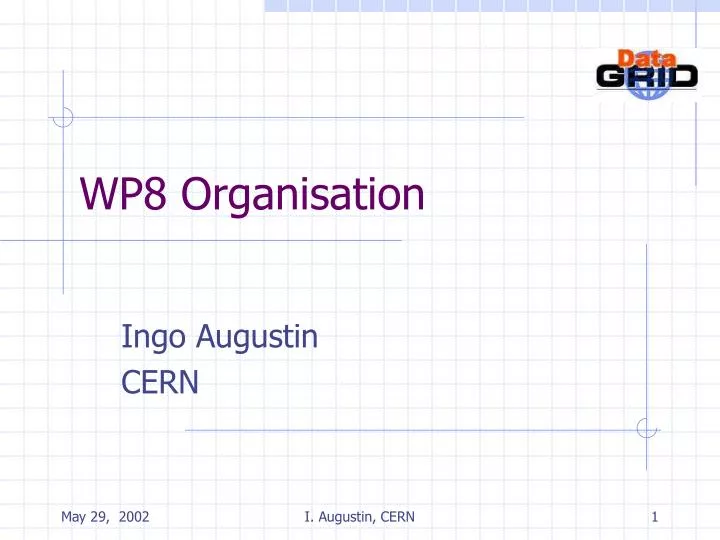 wp8 organisation