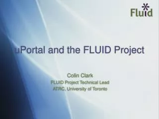 uPortal and the FLUID Project