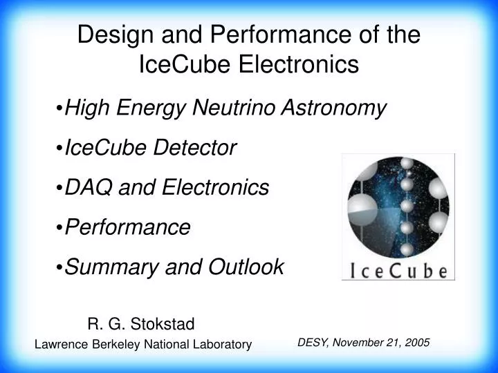 design and performance of the icecube electronics
