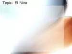 Topic: El Nino - slide 1