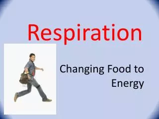 Respiration Changing Food to Energy